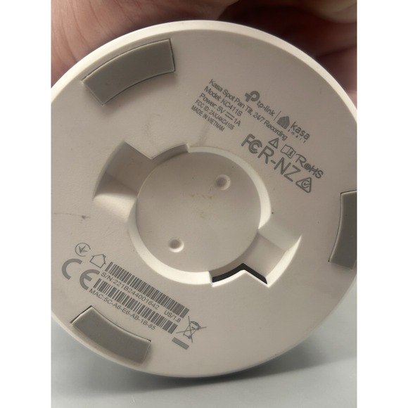 TP-Link KC411S Kasa Spot Pan Tilt Home Security Camera - White - Picture 5 of 6